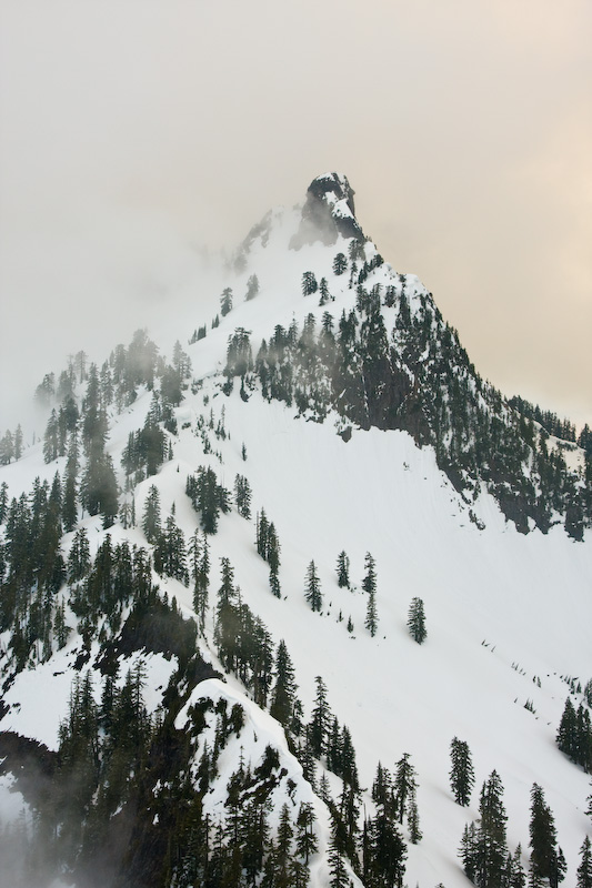 Devils Peak At Sunset